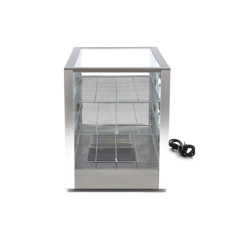 Maxima - Présentoir chauffant pour aliments - 115 L - 70 cm - 3 étagères