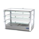 Maxima - Présentoir chauffant pour aliments - 115 L - 70 cm - 3 étagères