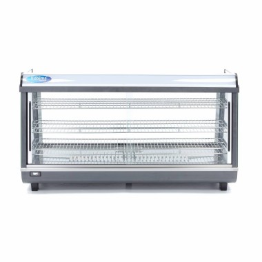 Maxima - Présentoir chauffant pour aliments - 186L - 121,5cm - 3 étagères