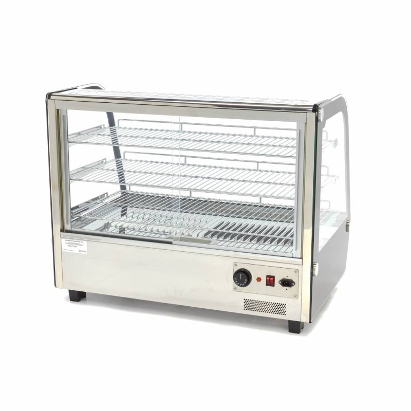 Maxima - Vitrine chauffante pour aliments - 160 L - 85,6 cm - 3 étagères