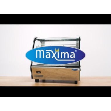 Maxima - Vitrine chauffante pour aliments - 160 L - 85,6 cm - 3 étagères