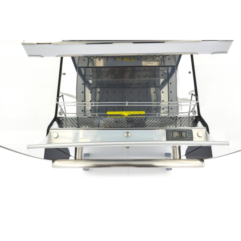 Maxima - Réfrigérateur Vitrine - 220L - 50 x 50cm - Ouvert