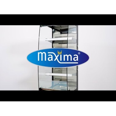 Maxima - Réfrigérateur Vitrine - 220L - 50 x 50cm - Ouvert
