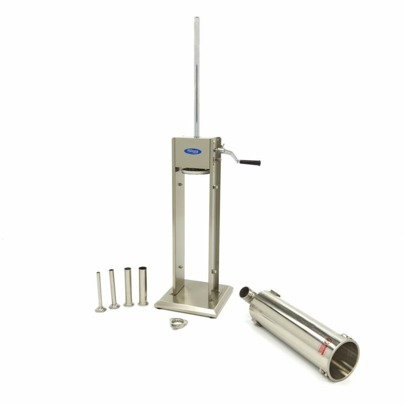 Maxima - Machine à farcir les saucisses - 7L - Verticale - incluant 4 tubes de remplissage