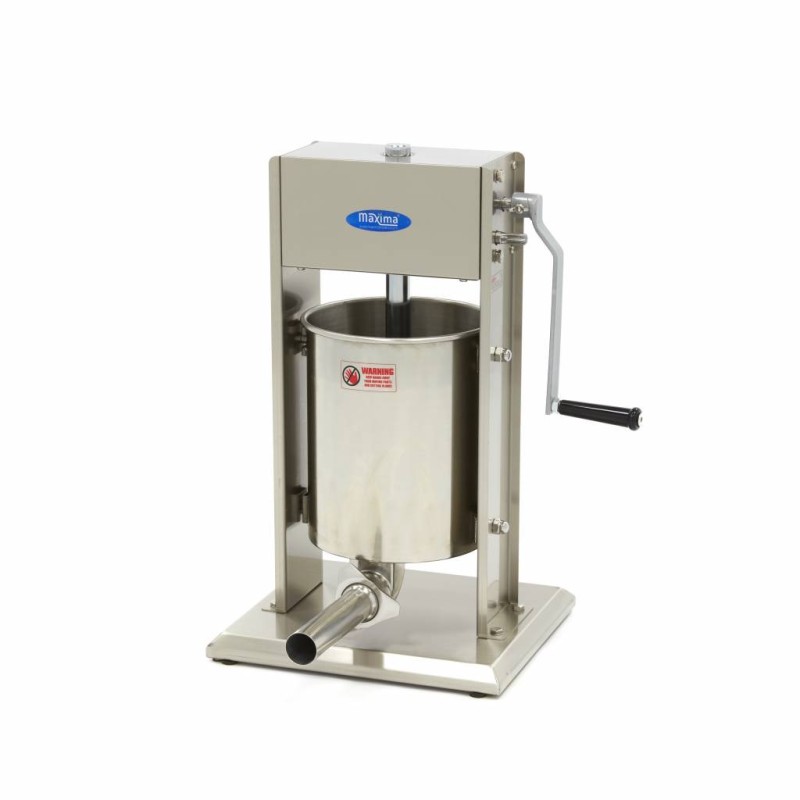 Maxima - Machine à farcir les saucisses - 10L - Verticale - incluant 4 tubes de remplissage