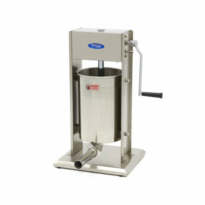 Maxima - Machine à farcir les saucisses - 12L - Verticale - incluant 4 tubes de remplissage