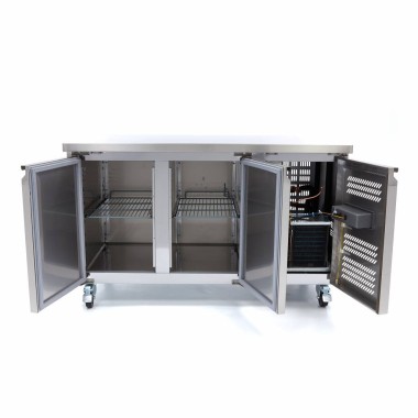 Maxima - Congélateur de comptoir - 314L - 136cm - 2 portes