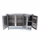 Maxima - Congélateur de comptoir - 314L - 136cm - 2 portes