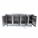 Maxima - Congélateur comptoir - 465L - 180cm - 3 portes