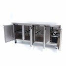 Maxima - Congélateur comptoir - 465L - 180cm - 3 portes