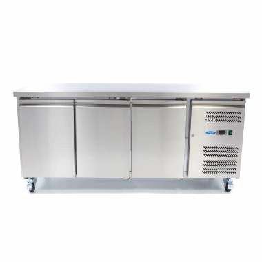 Maxima - Congélateur comptoir - 465L - 180cm - 3 portes