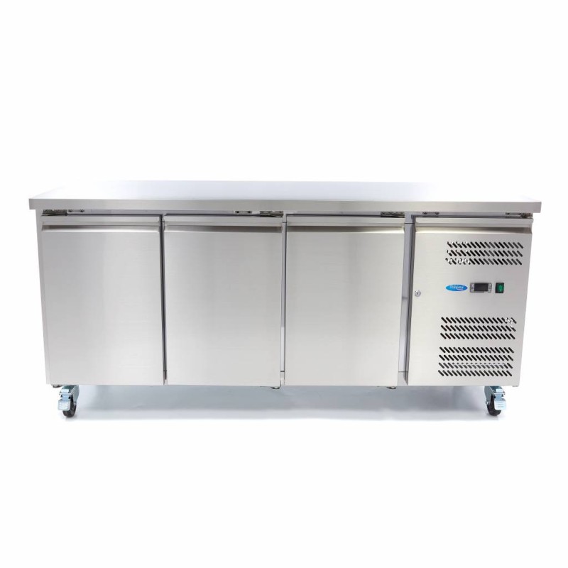 Maxima - Congélateur comptoir - 465L - 180cm - 3 portes