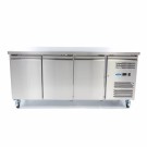 Maxima - Congélateur comptoir - 465L - 180cm - 3 portes