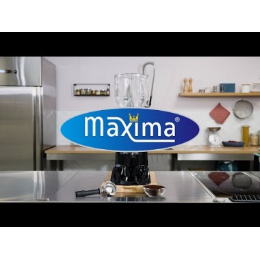 Maxima - Moulin à café - 2 kg de grains - Automatique avec capteur - avec doseur