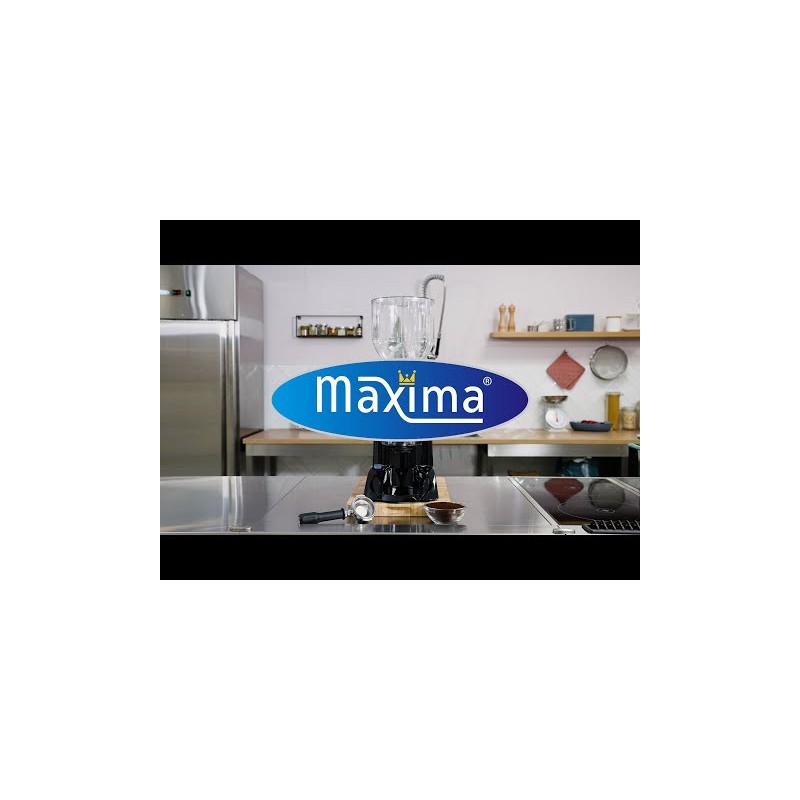 Maxima - Moulin à café - 2 kg de grains - Automatique avec capteur - avec doseur