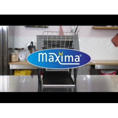 Maxima - Grille-pain à convoyeur - 300 tranches/heure - Vitesse ajustable