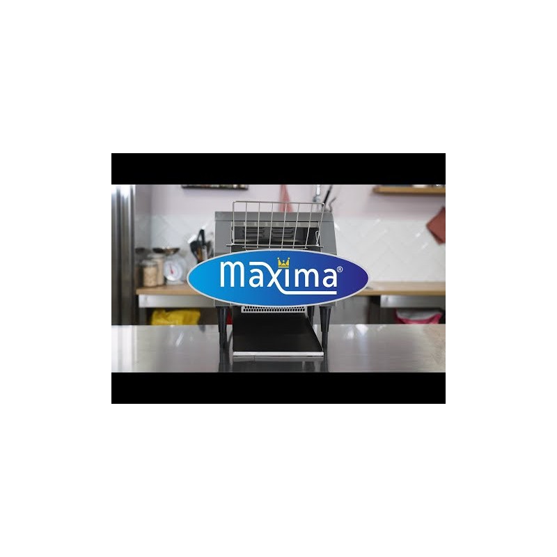 Maxima - Grille-pain à convoyeur - 300 tranches/heure - Vitesse ajustable