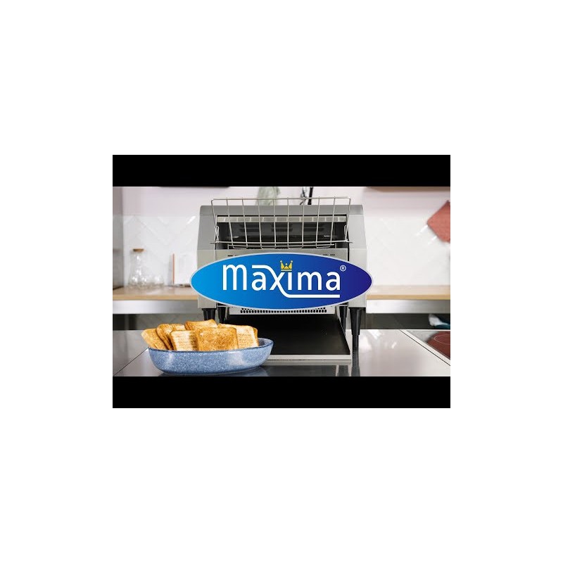Maxima - Grille-pain à convoyeur - 450 tranches/h - Vitesse réglable