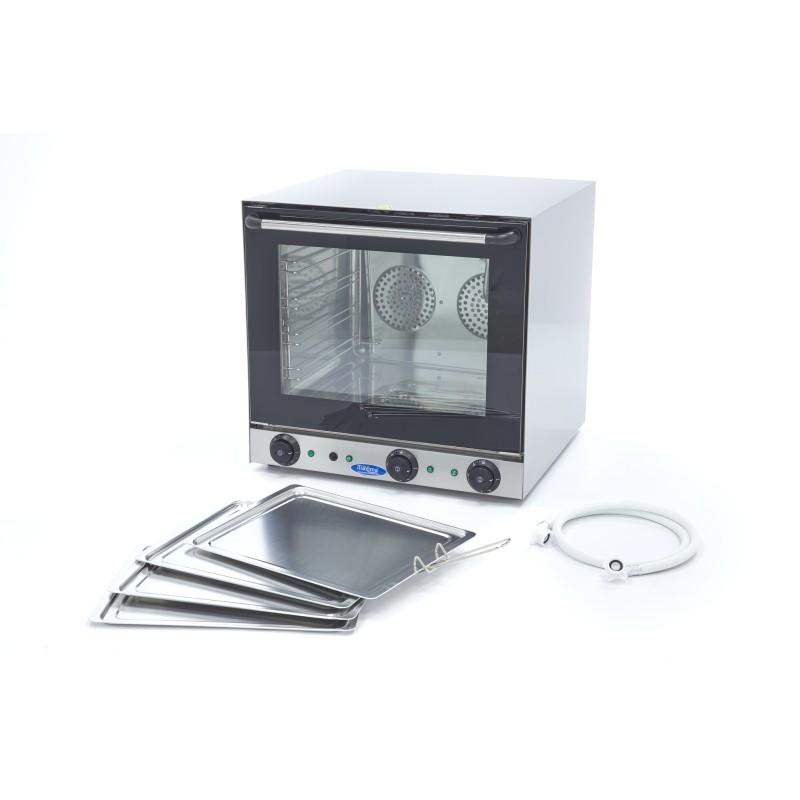 Maxima - Four - Grill à Convection et Vapeur - Capacité pour 4 Plaques - Minuterie Intégrée