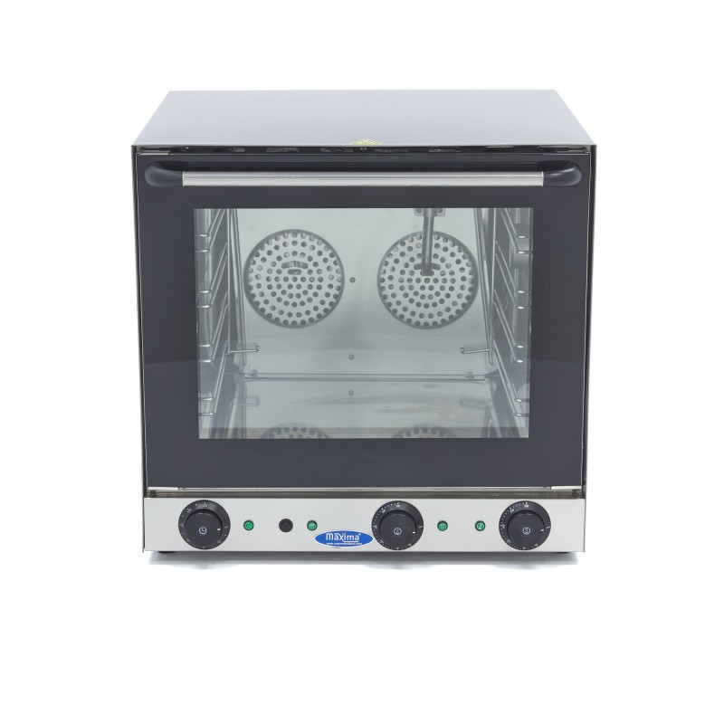 Maxima - Four - Grill à Convection et Vapeur - Capacité pour 4 Plaques - Minuterie Intégrée