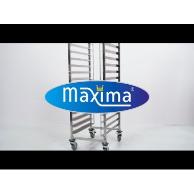 Maxima - Chariot à plateaux - Bakerynorm - Convient pour 16 plateaux (60 x 40 cm)