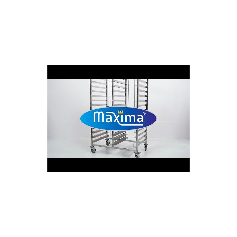 Maxima - Chariot de service pour boulangerie - Bakerynorm - Pour 32 plateaux (60 x 40 cm)