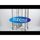Maxima - Chariot de service pour boulangerie - Bakerynorm - Pour 32 plateaux (60 x 40 cm)