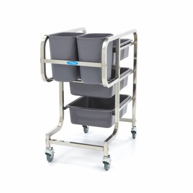 Maxima - Chariot de nettoyage - inclut 5 bacs