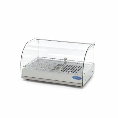 Maxima - Vitrine chauffante pour aliments - 25L - 55cm - 1 étagère