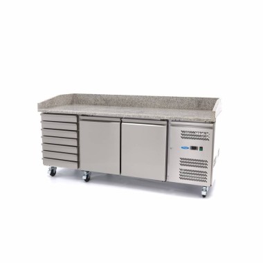 Maxima - Réfrigérateur à pizza professionnel - 202cm - 2 portes