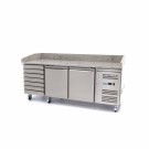 Maxima - Réfrigérateur à pizza professionnel - 202cm - 2 portes