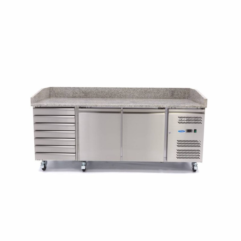 Maxima - Réfrigérateur à pizza professionnel - 202cm - 2 portes
