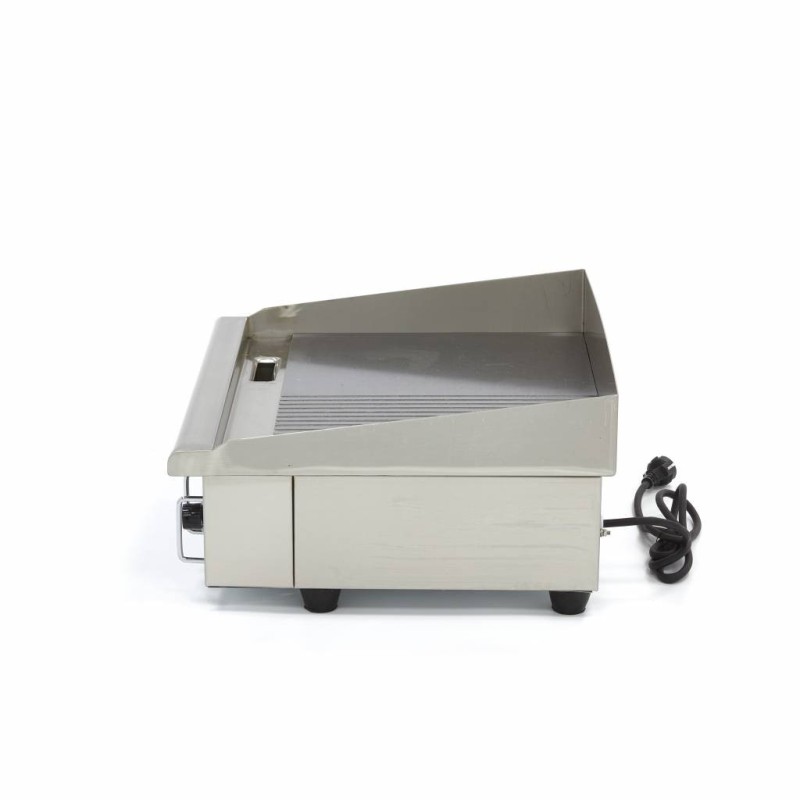 Maxima - Plancha - Demi-rainurée - 55 cm - incluant le bac de récupération des jus