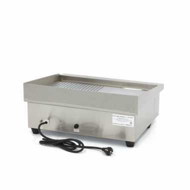 Maxima - Plancha - Demi-rainurée - 55 cm - incluant le bac de récupération des jus