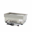 Maxima - Plancha - Demi-rainurée - 55 cm - incluant le bac de récupération des jus
