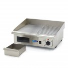 Maxima - Plancha - Demi-rainurée - 55 cm - incluant le bac de récupération des jus