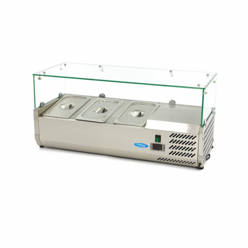 Maxima - Réfrigérateur de préparation pour comptoir - 95cm