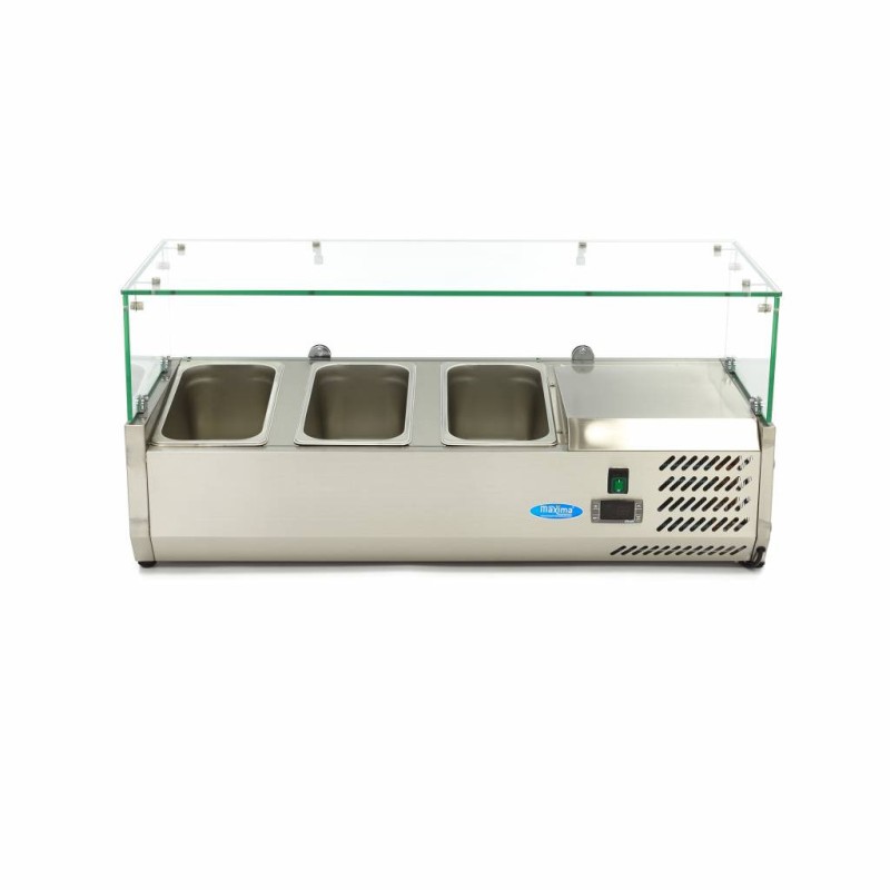 Maxima - Réfrigérateur de préparation pour comptoir - 95cm