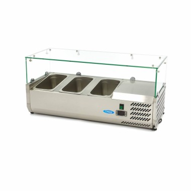 Maxima - Réfrigérateur de préparation pour comptoir - 95cm