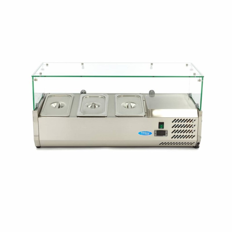 Maxima - Réfrigérateur de préparation pour comptoir - 95cm