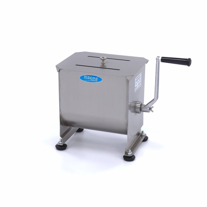 Maxima - Mélangeur de viande - 10L - 7,5kg de viande - Simple essieu - Manuel