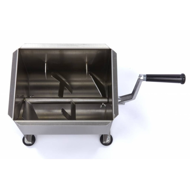 Maxima - Mélangeur de viande - 10L - 7,5kg de viande - Simple essieu - Manuel