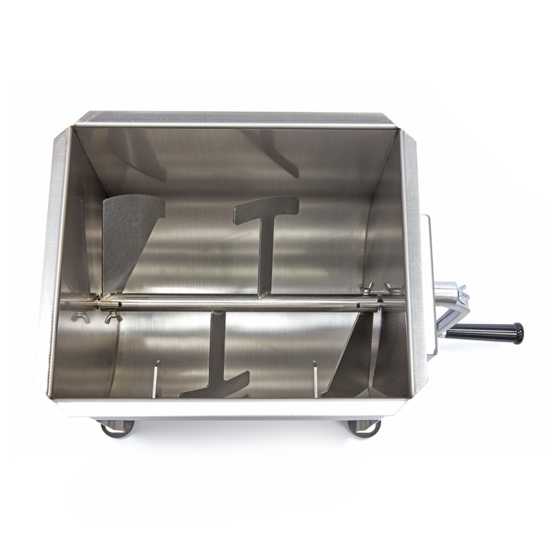 Maxima - Mélangeur de viande - 20L - 16kg de viande - Simple essieu - Manuel