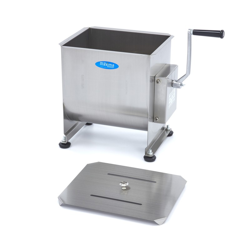 Maxima - Mélangeur de viande - 20L - 16kg de viande - Simple essieu - Manuel