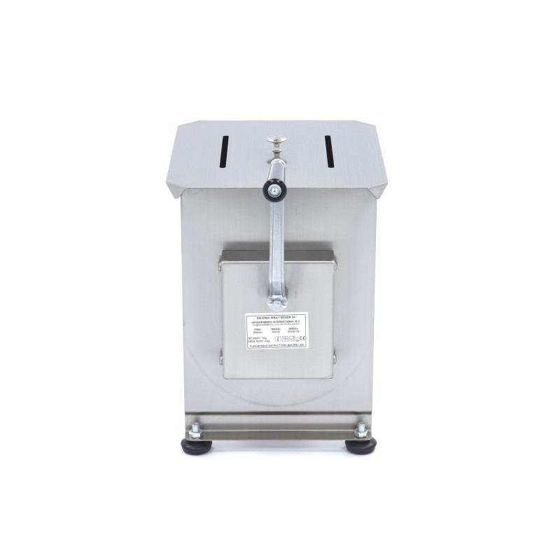 Maxima - Mélangeur de viande - 20L - 16kg de viande - Simple essieu - Manuel