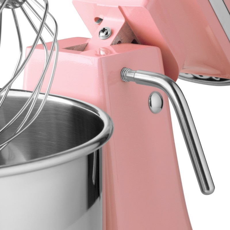 Maxima - Batteur sur socle - 7L - Jusqu'à 2kg de pâte - Rose