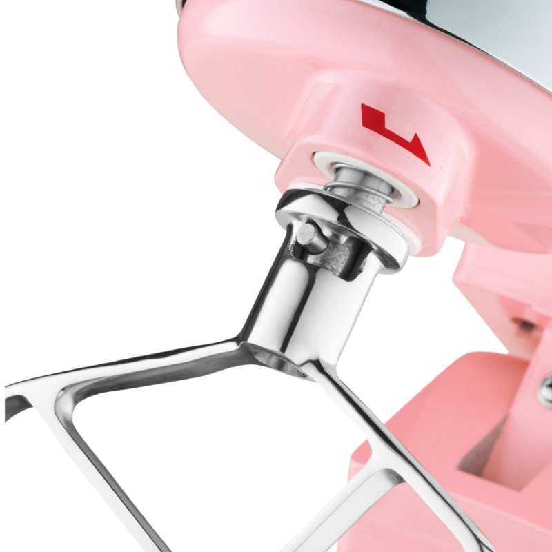 Maxima - Batteur sur socle - 7L - Jusqu'à 2kg de pâte - Rose