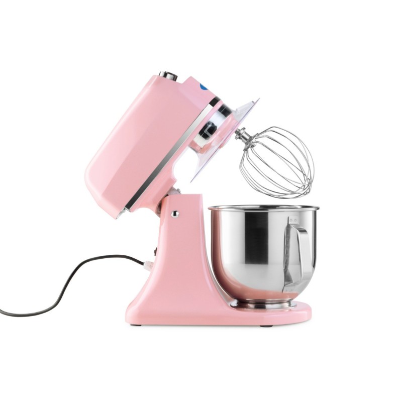 Maxima - Batteur sur socle - 7L - Jusqu'à 2kg de pâte - Rose