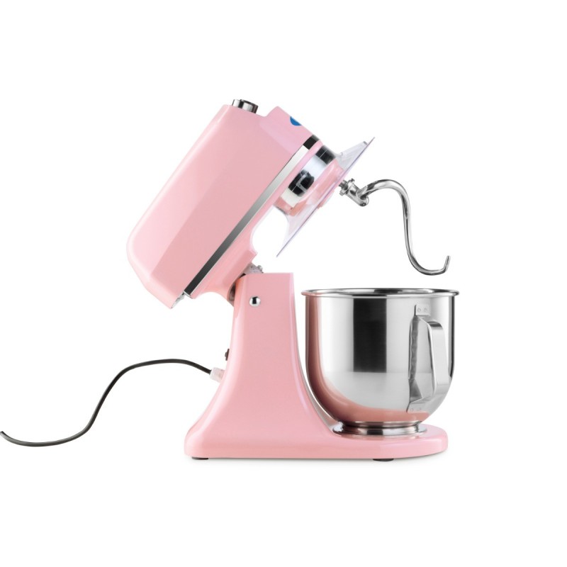 Maxima - Batteur sur socle - 7L - Jusqu'à 2kg de pâte - Rose