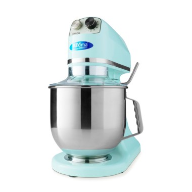 Maxima - Batteur sur socle - 7 L - Jusqu'à 2 kg de pâte - Bleu
